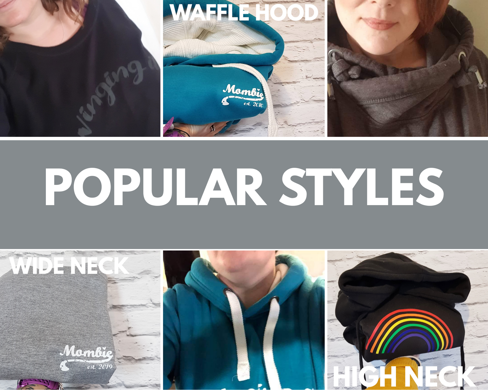 Waffle hoodie with thumb holes dottydclothing