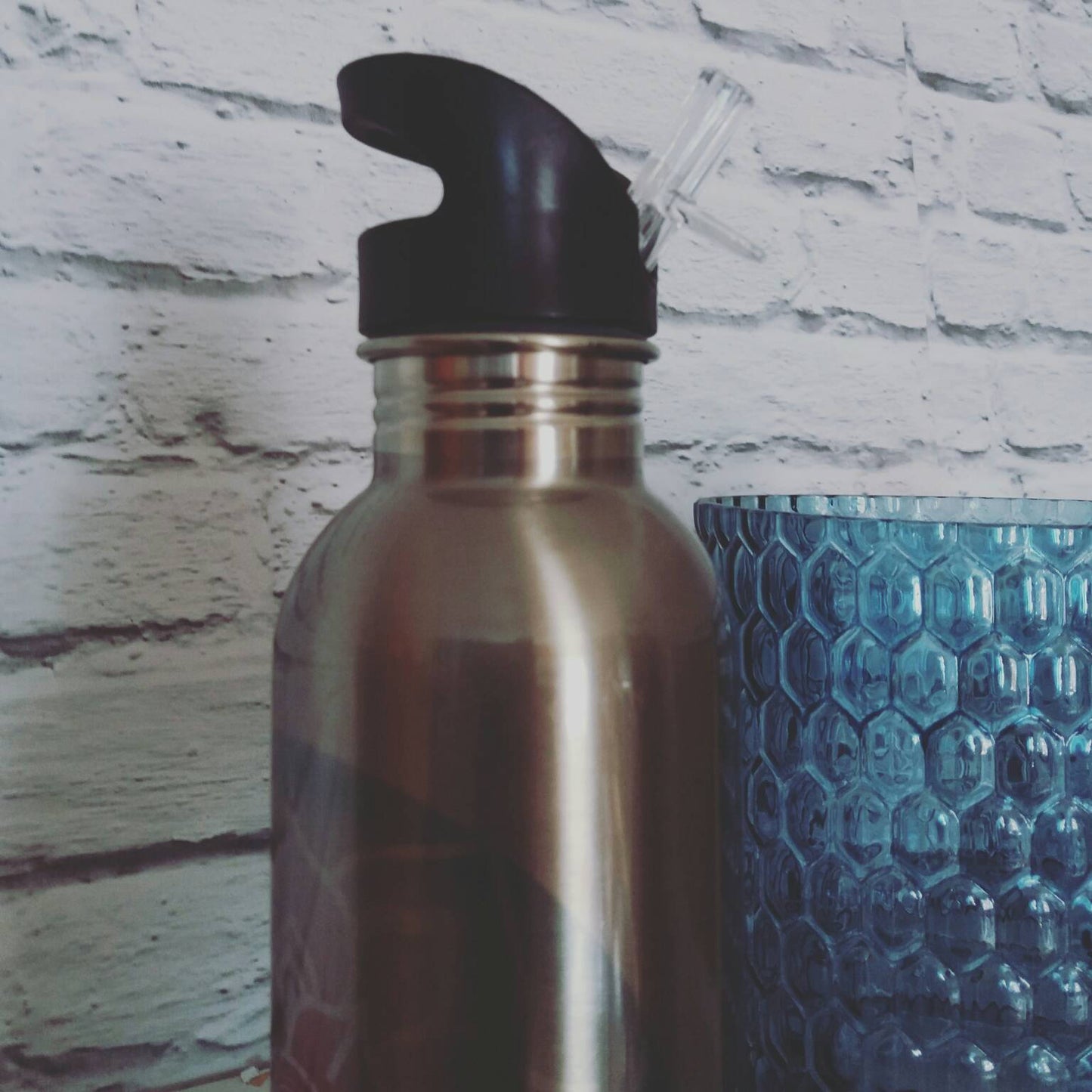 Stainless steel water bottle, fully personalised