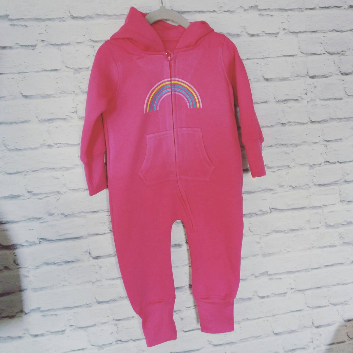 Baby children onesie rainbow custom all in one